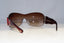 BVLGARI Womens Diamante Designer Sunglasses Burgundy Shield 6034-B 5038/13 19323
