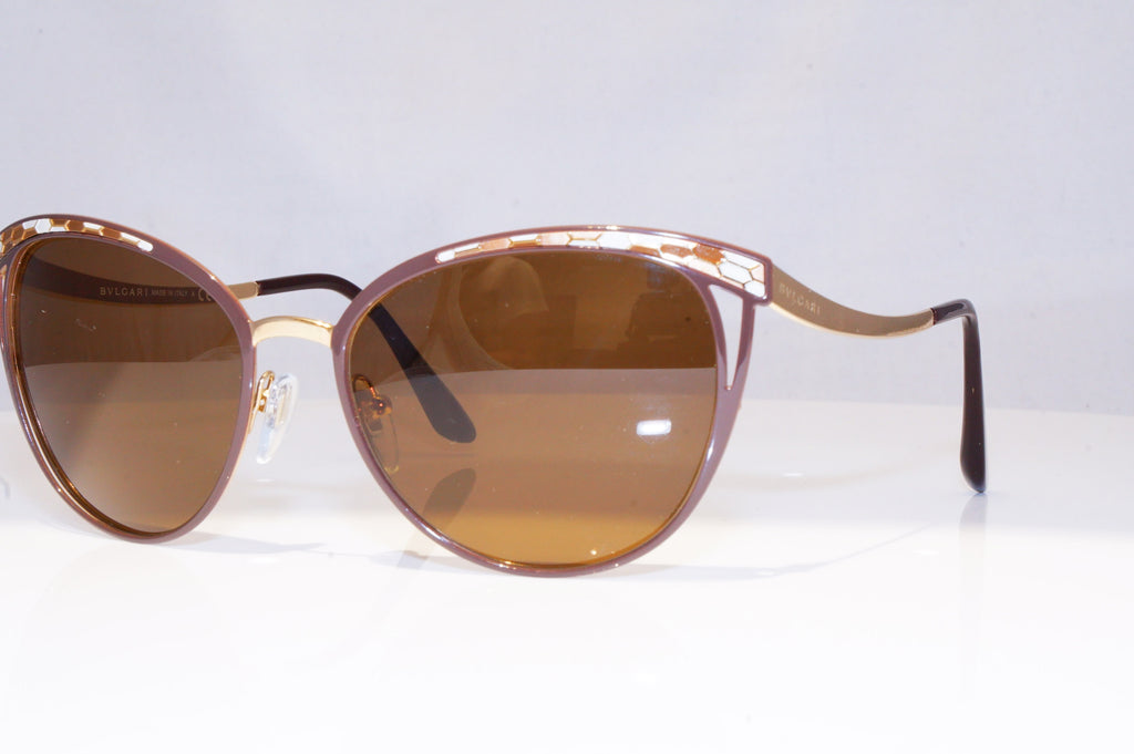 BVLGARI Womens Designer Sunglasses Gold Cat Eye 6083 2030/13 18172