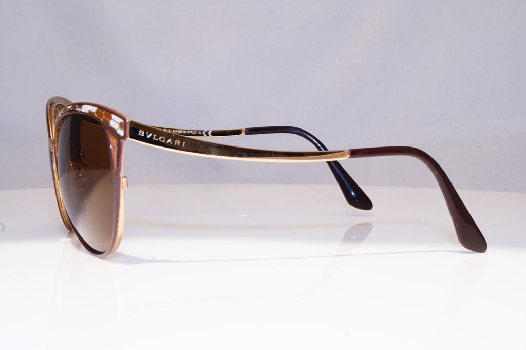 BVLGARI Womens Designer Sunglasses Gold Cat Eye 6083 2030/13 18172