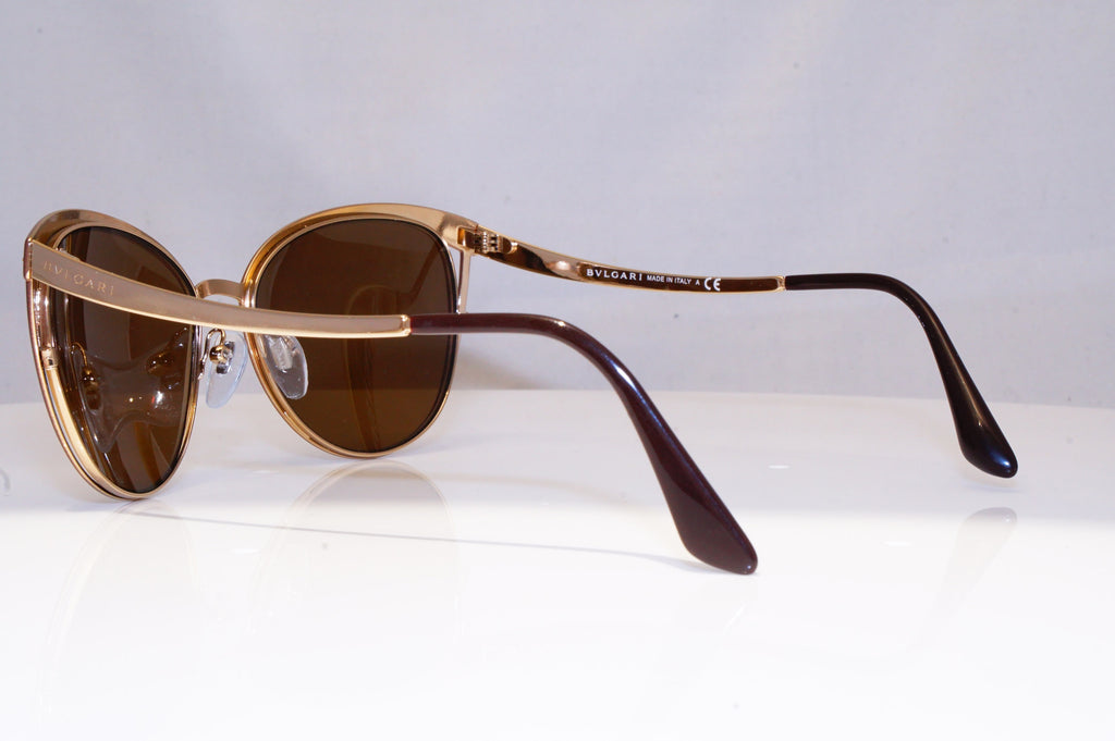 BVLGARI Womens Designer Sunglasses Gold Cat Eye 6083 2030/13 18172
