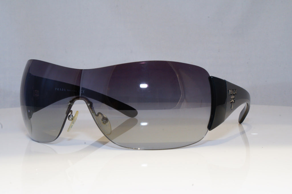 PRADA Womens Designer Sunglasses Black Shield SPR 22M 1AB-3M1 19344