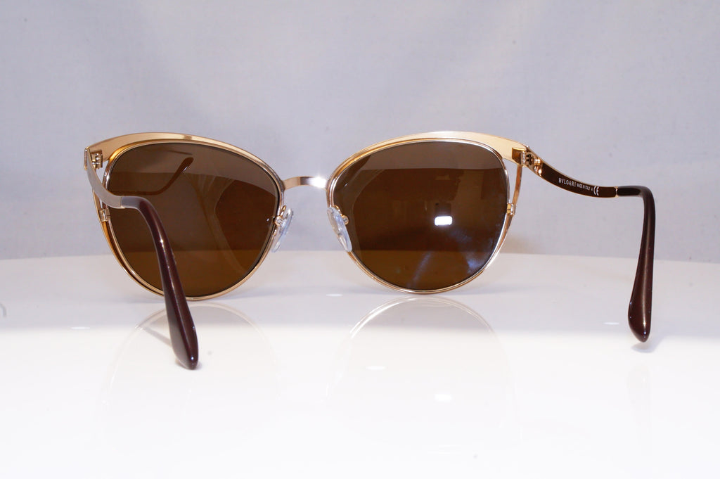 BVLGARI Womens Designer Sunglasses Gold Cat Eye 6083 2030/13 18172