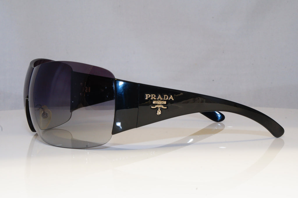 PRADA Womens Designer Sunglasses Black Shield SPR 22M 1AB-3M1 19344