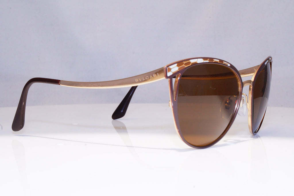 BVLGARI Womens Designer Sunglasses Gold Cat Eye 6083 2030/13 18172