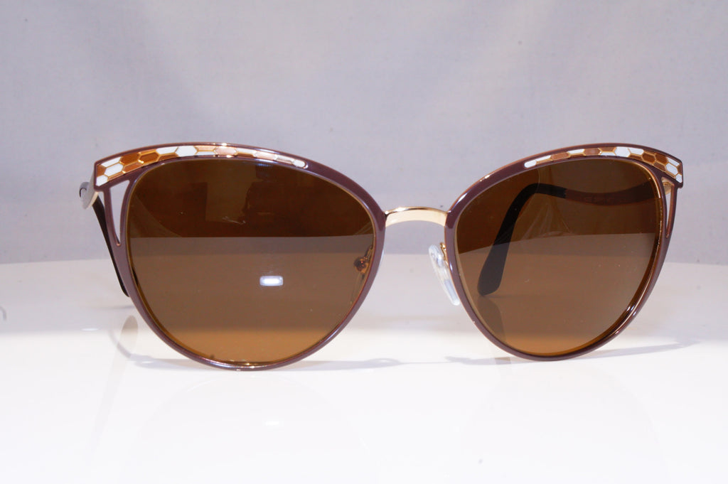 BVLGARI Womens Designer Sunglasses Gold Cat Eye 6083 2030/13 18172