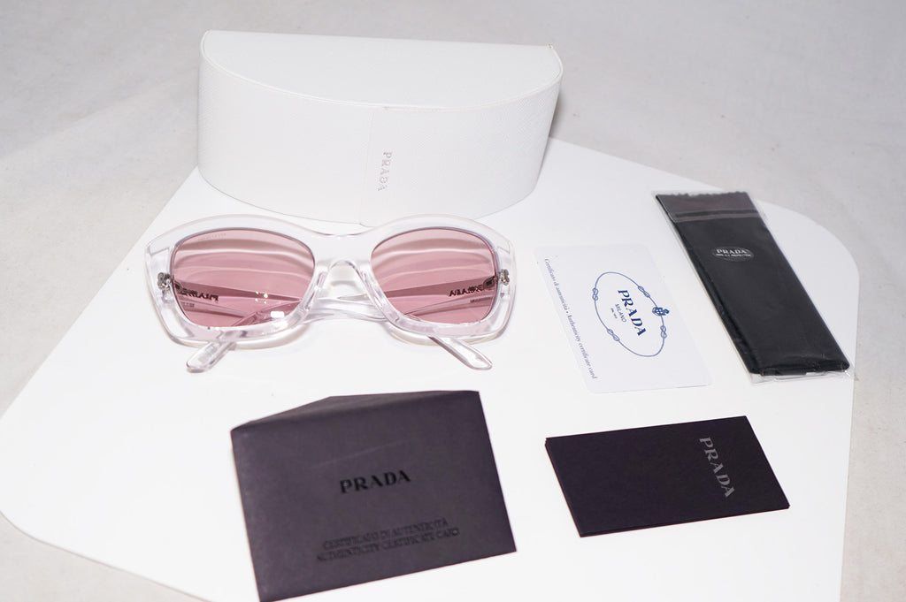 PRADA Immaculate Womens Designer Sunglasses Clear Cat Eye SPR 19M 2AZ-9G1 14710