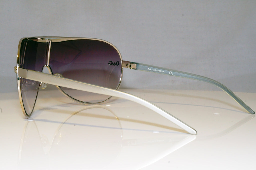 DOLCE & GABBANA Mens Unisex Designer Sunglasses Silver Shield 6007 05/G8G 17480