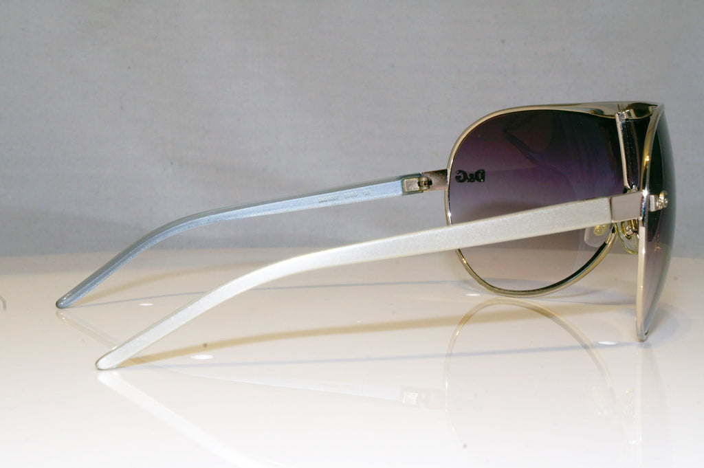 DOLCE & GABBANA Mens Unisex Designer Sunglasses Silver Shield 6007 05/G8G 17480