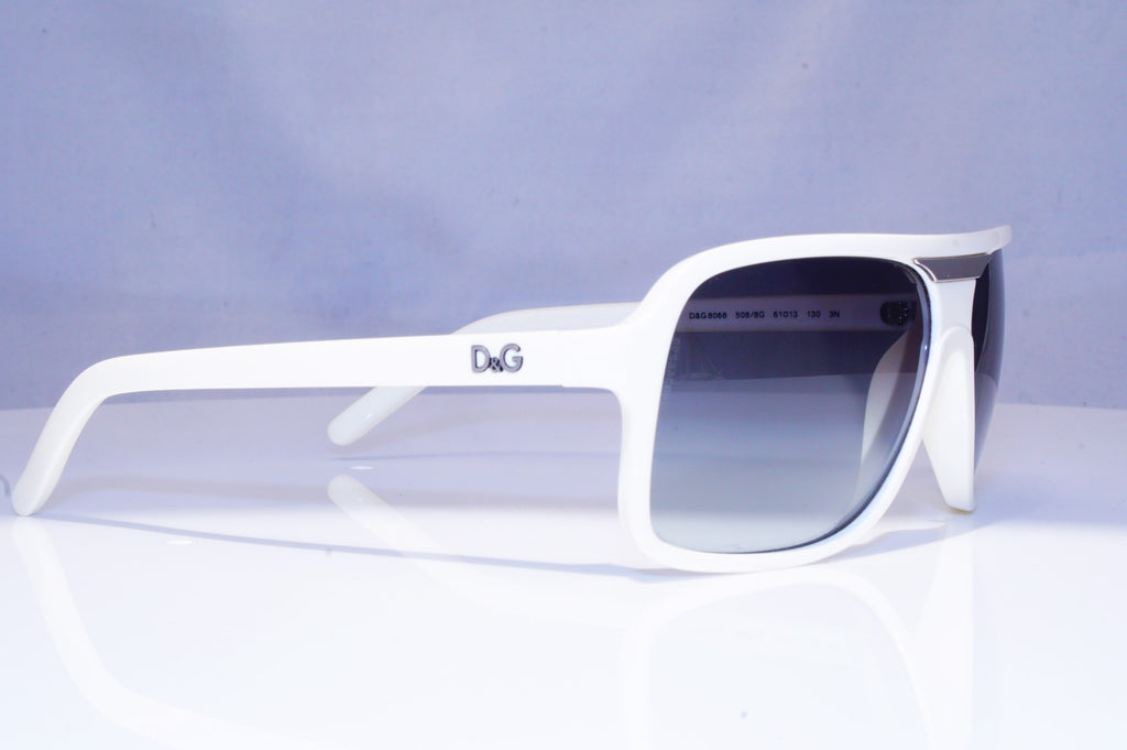 DOLCE & GABBANA Mens Designer Sunglasses White Square D&G 8068 5088G 18481