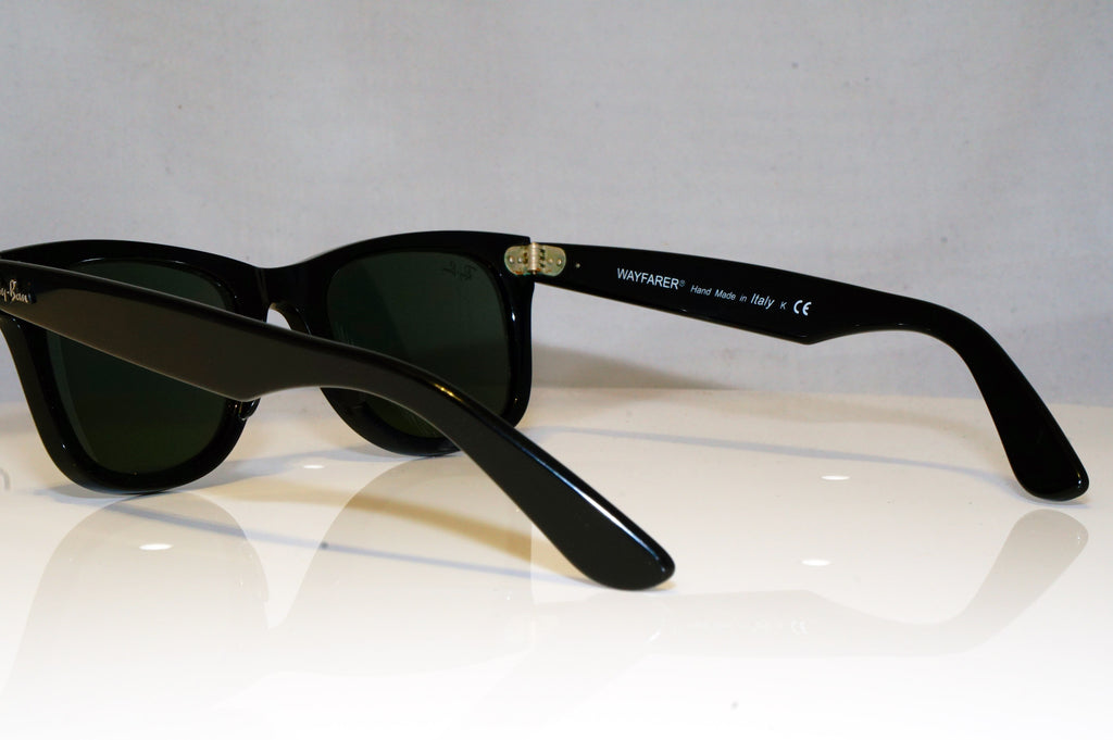 RAY-BAN Mens Designer Sunglasses Black Wayfarer RB 2140 901 17442