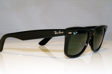 RAY-BAN Mens Designer Sunglasses Black Wayfarer RB 2140 901 17442