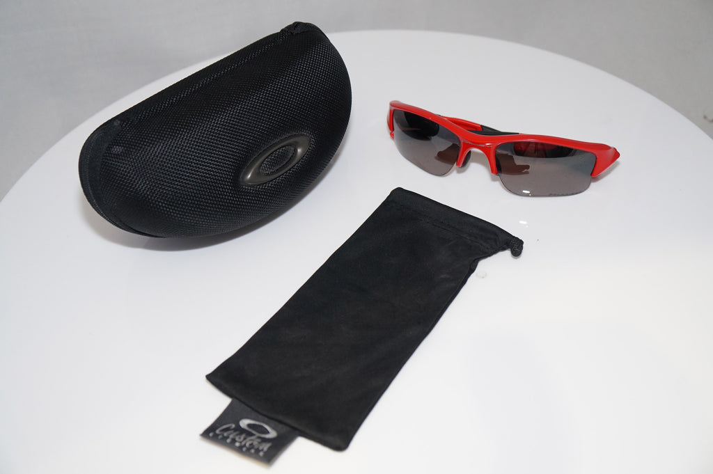 OAKLEY Mens Polarized Mirror Designer Sunglasses Red Wrap FLAT 03-898 14403