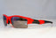 OAKLEY Mens Polarized Mirror Designer Sunglasses Red Wrap FLAT 03-898 14403