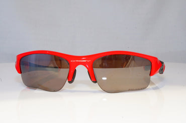OAKLEY Mens Polarized Mirror Designer Sunglasses Red Wrap FLAT 03-898 14403