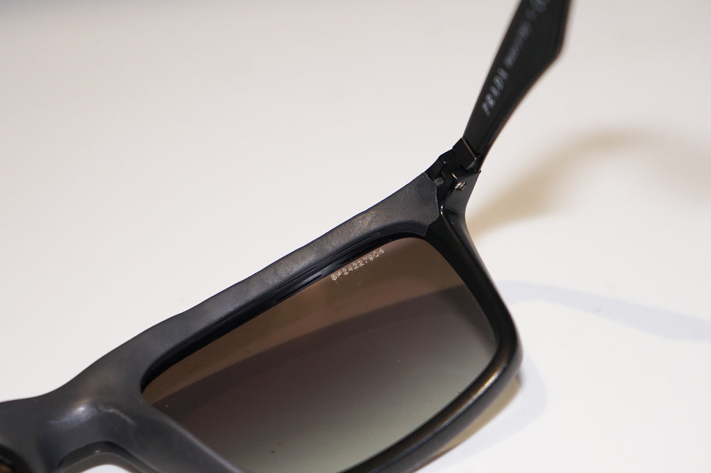 PRADA Mens Designer Sunglasses Black Rectangle SPS 02P 1BO-3M1 14670