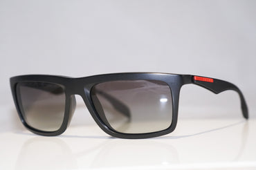 PRADA Mens Designer Sunglasses Black Rectangle SPS 02P 1BO-3M1 14670