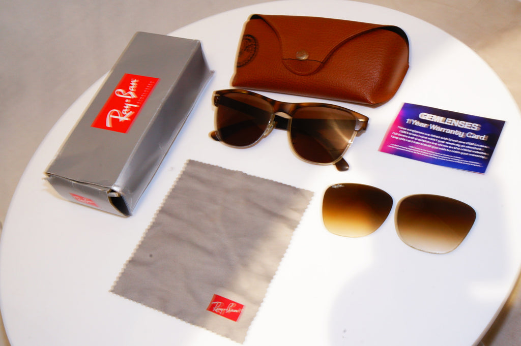 RAY-BAN Mens Boxed Designer Sunglasses Brown Square RB 4175 878/51 17003