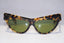 RAY-BAN Vintage 1990 Womens Designer Sunglasses Brown Cat Eye Onyx WO 806 14736