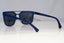 EMPORIO ARMANI Mens Mirror Designer Sunglasses Blue Square EA 2030 3102/55 19390