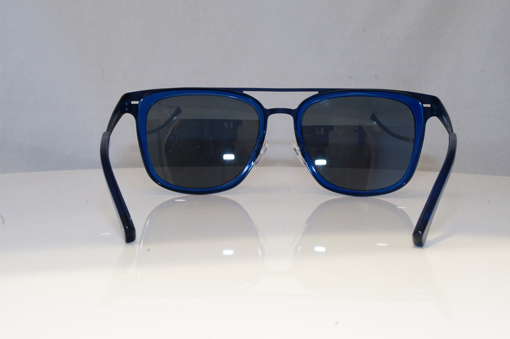 EMPORIO ARMANI Mens Mirror Designer Sunglasses Blue Square EA 2030 3102/55 19390