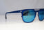 EMPORIO ARMANI Mens Mirror Designer Sunglasses Blue Square EA 2030 3102/55 19390