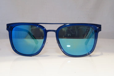 EMPORIO ARMANI Mens Mirror Designer Sunglasses Blue Square EA 2030 3102/55 19390