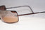 VERSACE Vintage Mens Designer Sunglasses Brown Wrap MOD 2003 1006/6U 14780