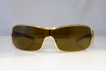 PRADA Mens Womens Designer Sunglasses Gold Shield SPR 53H 5AK-2P1 20384
