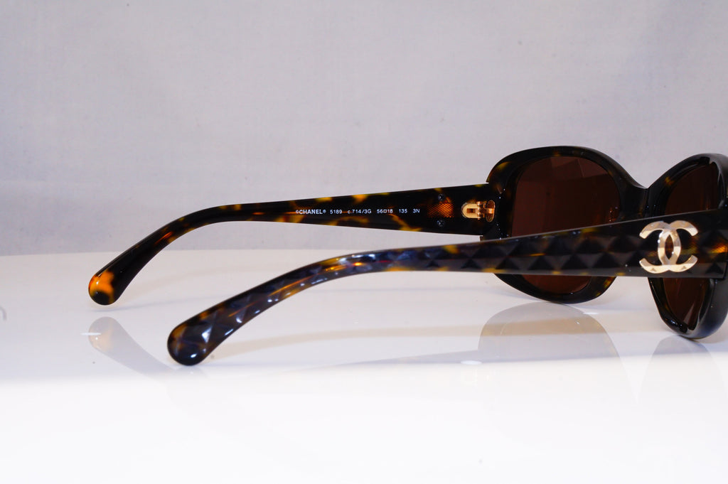 CHANEL Womens Designer Sunglasses Brown Square 5189 714/3G 17129