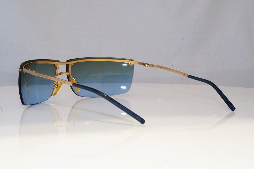 GUCCI Mens Womens Vintage 1990 Designer Sunglasses Gold Wrap GG 2653 000BY 14699
