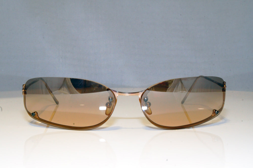 PRADA Womens Unisex Designer Sunglasses Gold Rectangle SPR 50D 8AD-5L1 17443