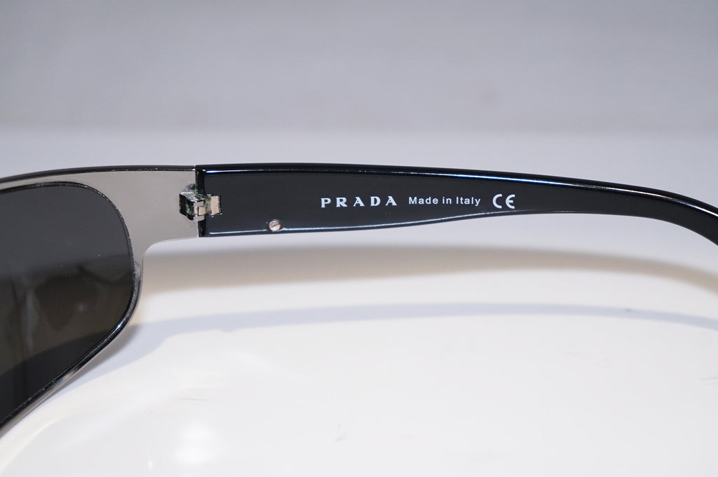PRADA Mens Designer Sunglasses Black Wrap SPR 53F 5AV-1A1 14671