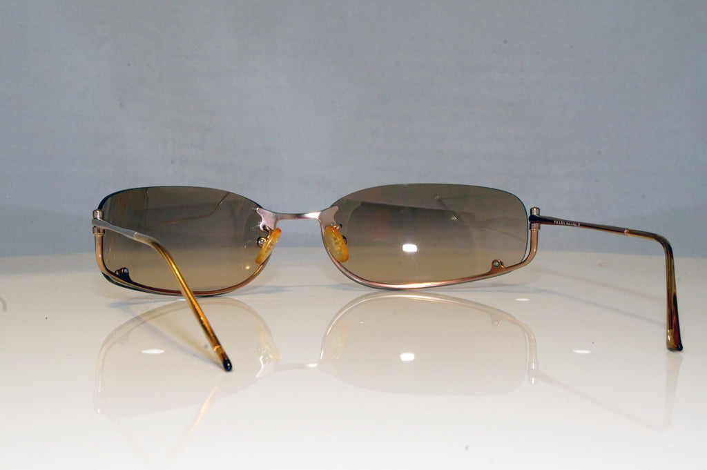PRADA Womens Unisex Designer Sunglasses Gold Rectangle SPR 50D 8AD-5L1 17443