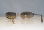 PRADA Womens Unisex Designer Sunglasses Gold Rectangle SPR 50D 8AD-5L1 17443