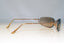 PRADA Womens Unisex Designer Sunglasses Gold Rectangle SPR 50D 8AD-5L1 17443