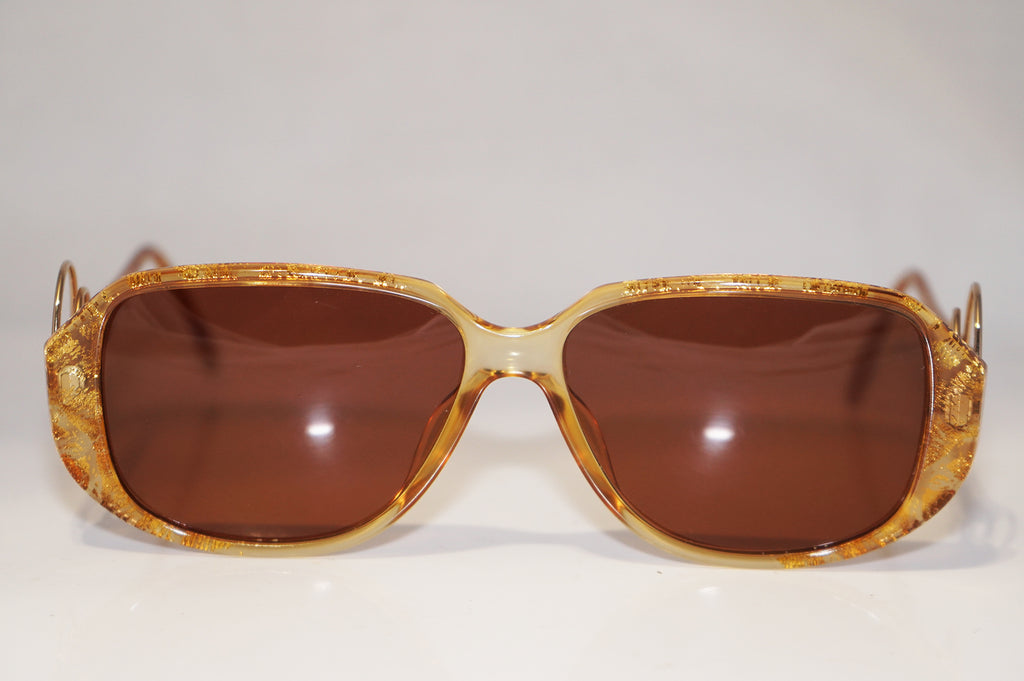 DIOR 1990 Vintage Womens Designer Sunglasses Brown Square 2572 11 15062