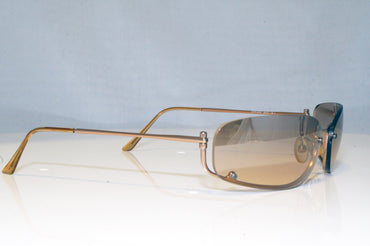 PRADA Womens Unisex Designer Sunglasses Gold Rectangle SPR 50D 8AD-5L1 17443