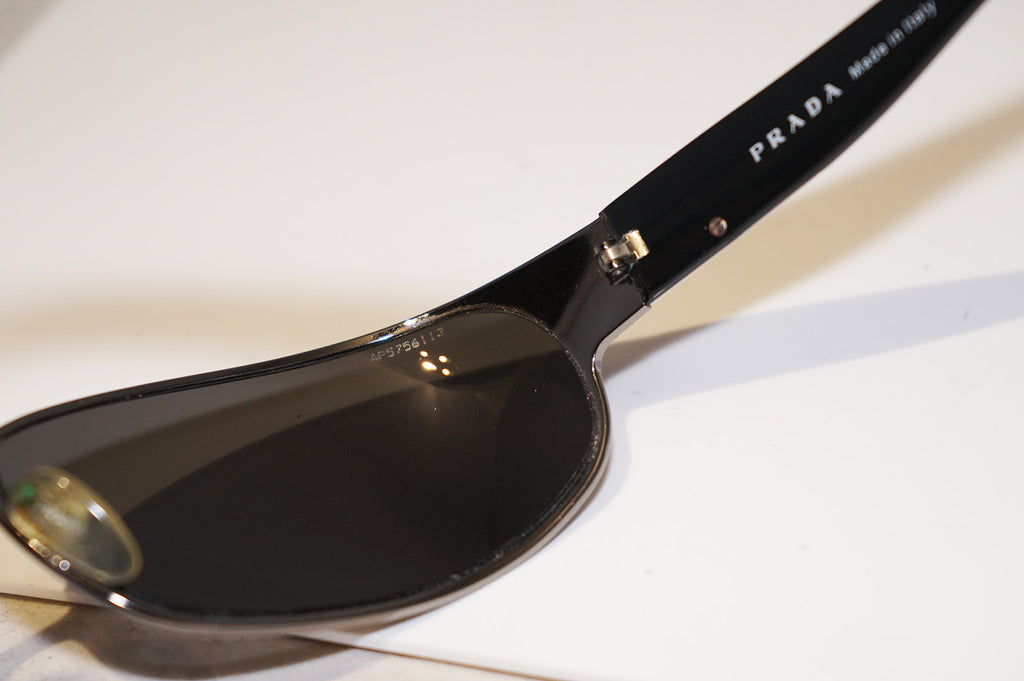 PRADA Mens Designer Sunglasses Black Wrap SPR 53F 5AV-1A1 14671