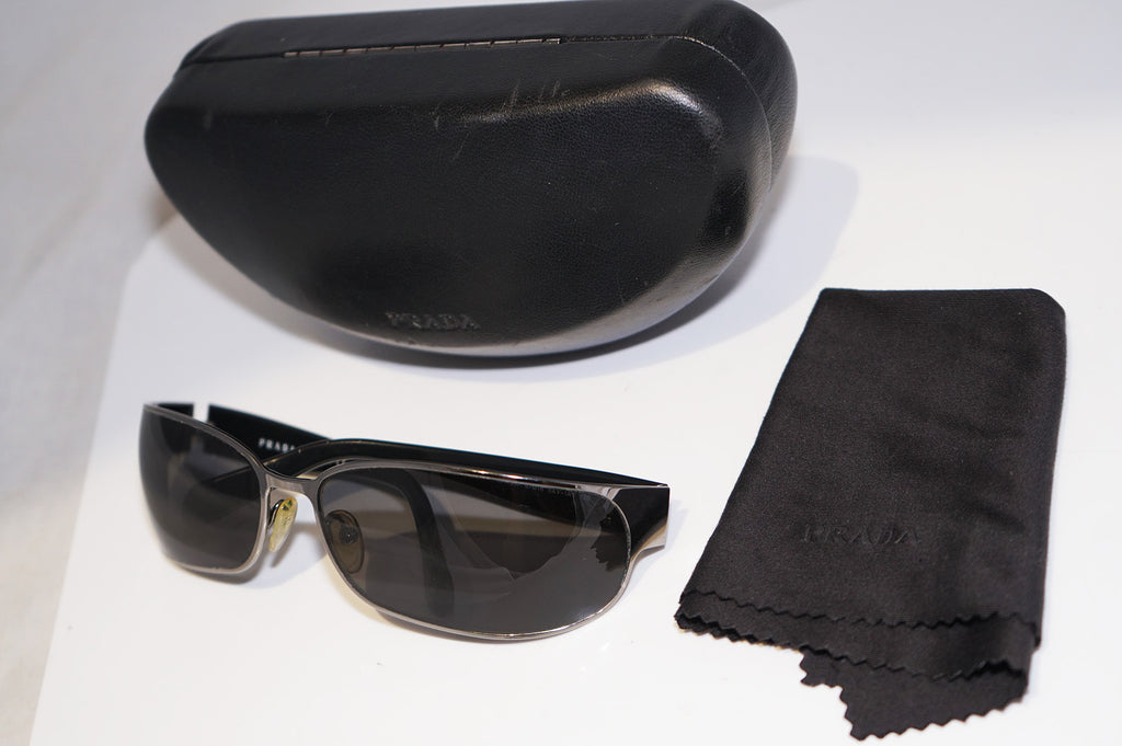 PRADA Mens Designer Sunglasses Black Wrap SPR 53F 5AV-1A1 14671