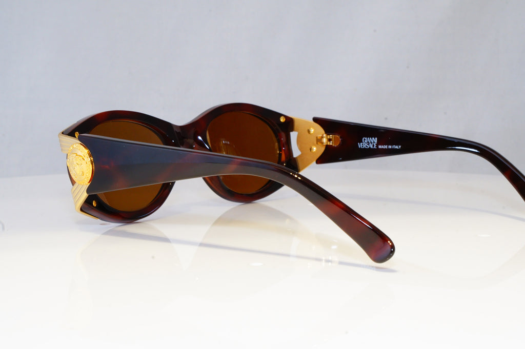 GIANNI VERSACE Mens Womens Vintage Designer Sunglasses Gold MOD 423 18382