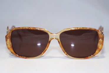 DIOR 1990 Vintage Womens Designer Sunglasses Brown Square 2572 11 15264