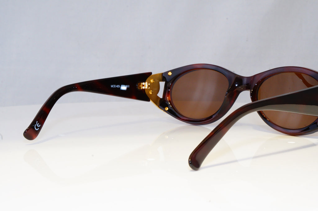 GIANNI VERSACE Mens Womens Vintage Designer Sunglasses Gold MOD 423 18382