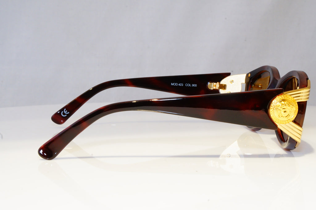 GIANNI VERSACE Mens Womens Vintage Designer Sunglasses Gold MOD 423 18382