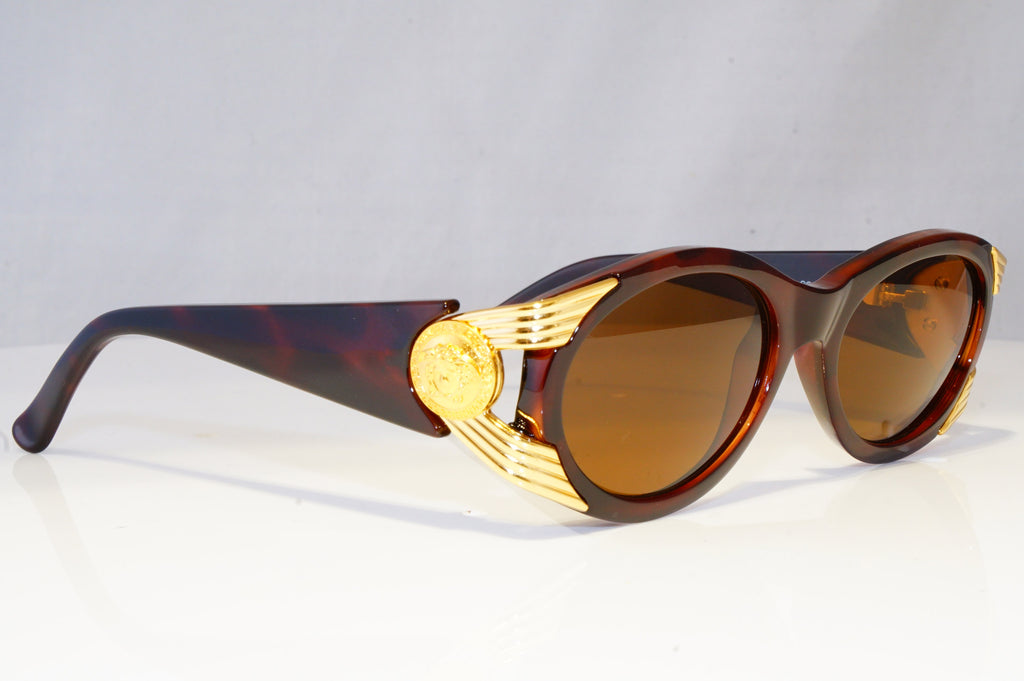 GIANNI VERSACE Mens Womens Vintage Designer Sunglasses Gold MOD 423 18382