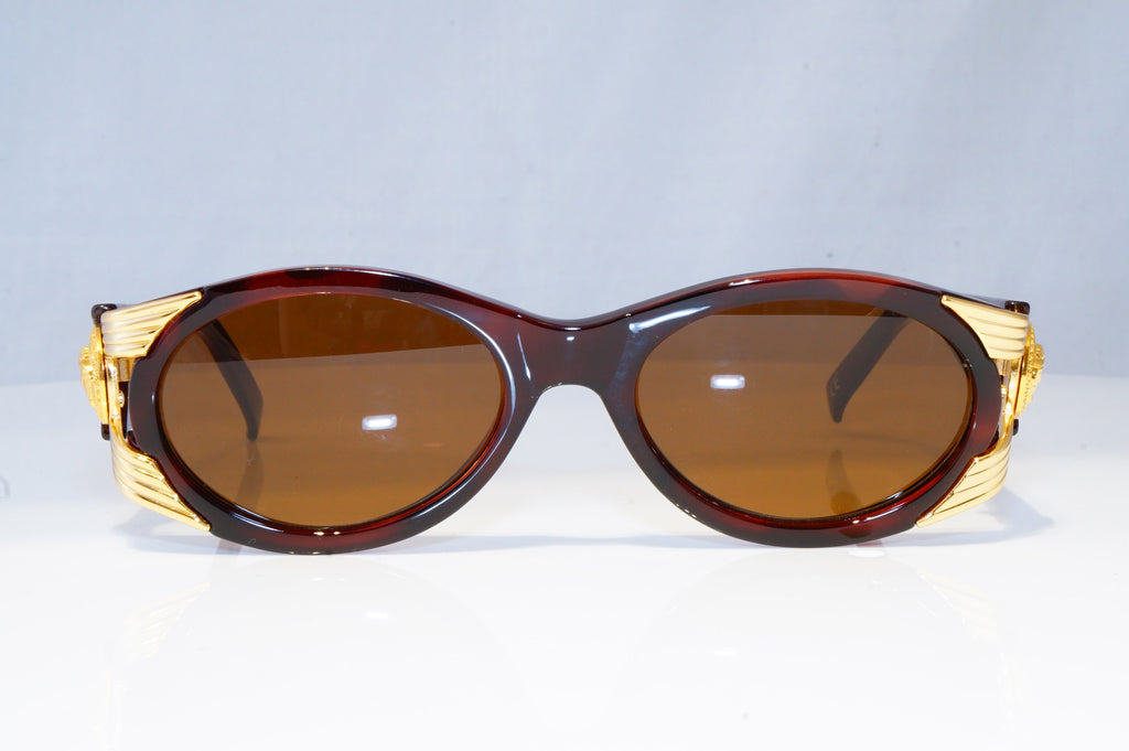 GIANNI VERSACE Mens Womens Vintage Designer Sunglasses Gold MOD 423 18382