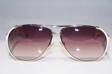 DIOR Vintage Mens Unisex Designer Sunglasses White Aviator CHICAGO 2 1 14781