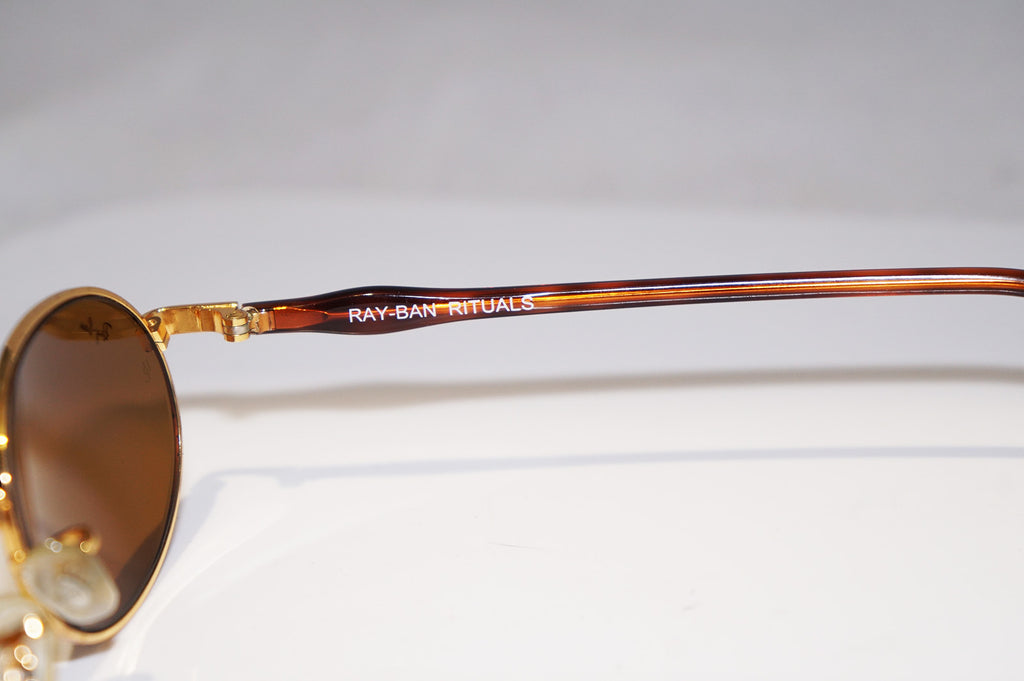 RAY-BAN 1990 Vintage Mens Designer Sunglasses Brown Rituals W2543 BRN 14772