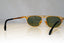 CAZAL Mens Unisex Vintage 1990 Designer Sunglasses Gold Rectangle MOD 433 17457