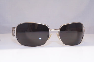VERSACE Womens Diamante Designer Sunglasses White Wrap 2031-B 1000/87 17376