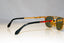 CAZAL Mens Unisex Vintage 1990 Designer Sunglasses Gold Rectangle MOD 433 17457
